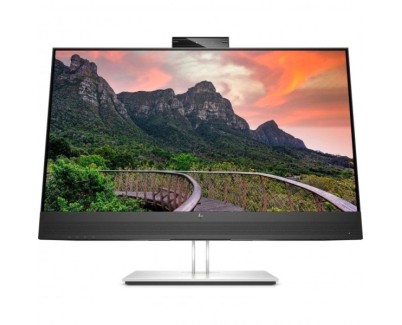 HP E-Series E27M G4 Monitor 27\" LED IPS QHD 75Hz - Respuesta 5ms - Altavoces 10W - Ajustable en Altura, Giratorio e Inclinable - HDMI, Displayport, RJ-45, USB-C 65W - Webcam - VESA 100x100mm - Color Negro/Plata