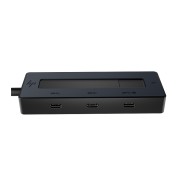 HP Hub Multipuerto 4K USB?C - 4 Puertos USB?C 10Gbps - Power Delivery 65W - Salida de Video 4K via DisplayPort Alt Mode - Diseño Compacto 50% Plastico Reciclado - Color Negro