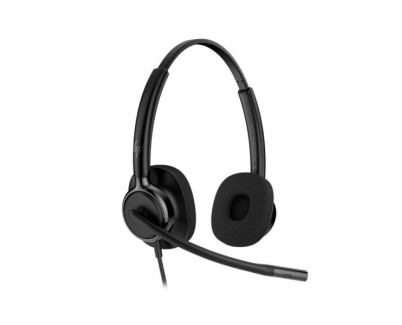 HP Poly Mission 425 Classic Auriculares con Microfono - Almohadillas Acolchadas - Controles en Cable