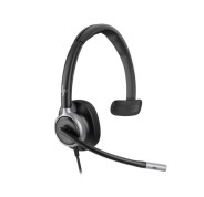 HP Poly Mission 615 Auricular Monoaural con Microfono - Almohadilla Polipiel Acolchada - Controles en Cable