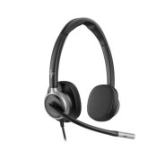 HP Poly Mission 625 Auriculares con Microfono - Almohadillas Polipiel Acolchadas - Controles en Cable