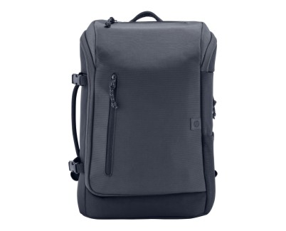 HP Travel Mochila Expandible para Portatil 15.6\" 25?30L - Poliester Resistente - Compartimento Acolchado - Bolsillo RFID y Oculto - Cremalleras con Cierre - Correas Acolchadas y Correa de Esternon - Color Gris