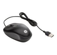 HP Travel Mouse Raton USB - 1000 DPI - Diseño Ultraligero y Supercompacto para Viaje - 2 Botones + Rueda de Desplazamiento - Ambidiestro - Color Negro