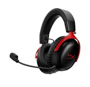 HyperX Cloud III S Wireless Auriculares Gaming - Controladores de 53 mm - Inalambrico 2.4Ghz / Bluethooth - Microfono - Multiplataforma - Color Negro/Rojo