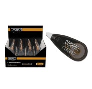 Ingraf Cinta Correctora 5mm x 8m - Cuerpo Transparente - Forma Ergonomica