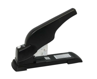 Ingraf Grapadora para Gruesos - Capacidad para 200 Hojas - Sistema de Grapado Facil - Admite Grapas de Diferentes Tamaños - Color Negro