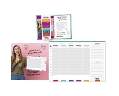 Ingraf Mediterraneo Planificador Semanal A4 Encolado - 54 Hojas Tama&ntilde;o A4