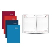 Ingraf Paris Agenda Anual - Dia Pagina - Viernes, Sabado y Domingo misma Pagina - Tamaño 15x21cm - Colores Surtidos