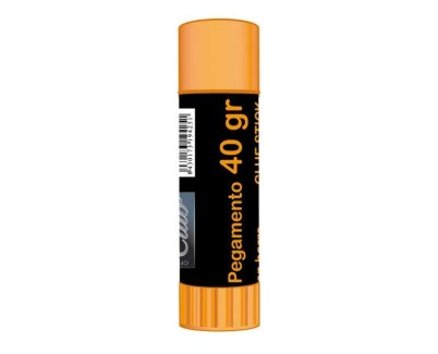 Ingraf Pegamento en Barra Adhesivo Solido 40gr - Sin Disolventes - Facil Aplicacion - Ideal para Oficina, Hogar y Colegio - Color Transparente