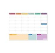 Ingraf Planificador Semanal A4 Encolado - 54 Hojas Tamaño A4