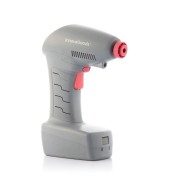 Innovagoods Airpro+ Compresor de Aire Portatil - Potencia 100W - Toma de Corriente de 12V - 25l/min - Cable 3.5m - Luz LED - Incluye Accesorios - 18x25x8cm - Color Gris