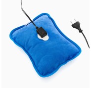 Innovagoods Bolsa de Agua Caliente Electrica - Potencia 600W - Duracion hasta 2h - Recargable - Temperatura hasta 75ºC - 18x23x4cm - Color Azul
