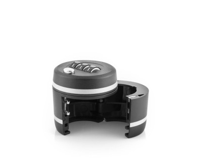 Innovagoods Botlock Candado de Combinacion para Botellas de Vino con Cuello de 28mm - Facil de Usar - Compacto y Ligero - Seguridad para Botellas - Color Negro