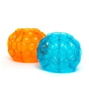 Innovagoods Bumpoy Pack de 2 Burbujas Hinchables de 62cm para Chocar - Resistente al Agua - Incluye Parche de Reparacion - PVC - Color Azul y Naranja