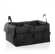 Innovagoods Carry Organizador Plegable para Maletero - Capacidad 55L - Plegable - Multifuncion - 2 Niveles Ajustables - 2 Asas de Transporte - Base con Velcro - Color Negro