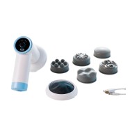 Innovagoods CellyGun Pistola Masajeadora Anticelulitica Recargable 6 en 1 - 5 Cabezales Intercambiables - 6 Niveles de Intensidad - Vibracion de Alta Frecuencia - Cable USB C