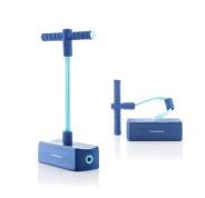 Innovagoods Funp Pogo Saltarin de Goma - Soporta hasta 70kg - Antideslizante - Sonido de Pitido - 55x24x11cm - Color Azul