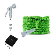 Innovagoods Hoostend Manguera de Jardin Extensible 15m - Presion hasta 8bar - Incluye Accesorios - Color Verde y Gris
