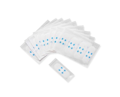 Innovagoods Liftrik Pack de 40 Parches de Lifting Facial Adhesivos Invisibles - Resistente al Agua - Universal - Desechable - 40x1.2cm - Color Transparente