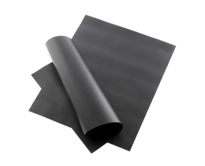 Innovagoods Pack de 2 Esterillas de Fibra de Vidrio para Horno y Barbacoa - Reutilizable - Apto Lavavajillas - Temperatura hasta 265&deg;C - Facil Limpieza - Libre de PFOA - 40x33cm - Color Negro