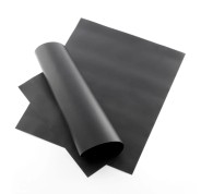 Innovagoods Pack de 2 Esterillas para Horno y Barbacoa - Reutilizable - Apto Lavavajillas - Temperatura hasta 265°C - Facil Limpieza - Fibra de Vidrio - Libre de PFOA - 40x33cm - Color Negro