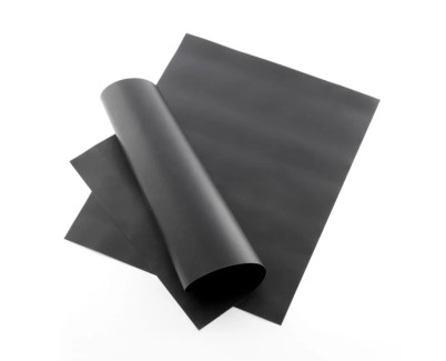 Innovagoods Pack de 2 Esterillas para Horno y Barbacoa - Reutilizable - Apto Lavavajillas - Temperatura hasta 265&deg;C - Facil Limpieza - Fibra de Vidrio - Libre de PFOA - 40x33cm - Color Negro