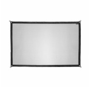 Innovagoods Petinu Red de Seguridad para Mascotas - Facil de Instalar - Resistente y Duradera - Multiposicion - Incluye Colgadores Adhesivos 3M - 112x73cm - Color Negro