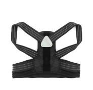 Innovagoods Pro Ticalbak Corrector de Postura Adaptable - Facil Limpieza - Unisex - Talla Unica - Transpirable - Cierre con Velcro - Color Negro