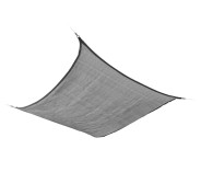 Innovagoods Reshad Toldo Vela Rectangular - Facil Limpieza - Proteccion UV - Transpirable - Incluye Cuerda y 4 Mosquetones - 300x400x0.3cm - Color Gris
