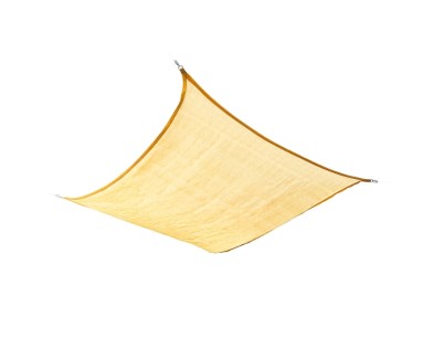 Innovagoods Shazail Toldo Vela Rectangular - Facil Limpieza - Proteccion UV - Transpirable - Incluye Cuerda y 4 Mosquetones - 200x300x0.3cm - Color Beige