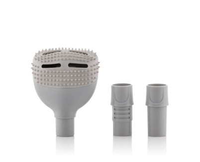Innovagoods Smoovah Cepillo Quitapelos para Aspirador - Incluye 2 Adaptadores - Ideal para Mascotas - Universal - Facil Limpieza - 13x16x7cm - Color Gris