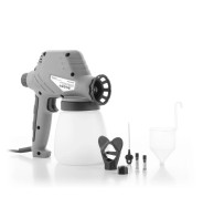 Innovagoods Spraint+ Pistola para Pintar Electrica - 80W - Boquilla de 0.8mm - Deposito de 800ml - Cable 2m - Incluye Accesorios - Flujo Maximo 300ml/min - 21x22.5x12cm - Color Gris