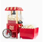 Innovagoods Sweet & Pop Times Palomitera de Aire Caliente - Potencia 1200W - Estilo Vintage - Cocina sin Aceite - Incluye Medidor - Color Rojo