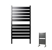 Innovagoods Towarall Toallero Electrico de 10 Barras - 260W - IP44 - Cable 140cm - Incluye Accesorios - Temperatura Regulable - Temporizador - Apagado Automatico - 50x100x10cm - Color Negro