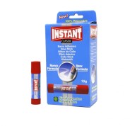 Instant Classic Barra de Pegamento 10grs - Apto para Uso Infantil y/o Domestico - Lavable - Sin Disolventes