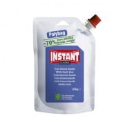 Instant Classic Cola Blanca 250gr en Formato Polybag - Apto para Uso Infantil y/o Domestico - Sin Disolventes - Color Blanco