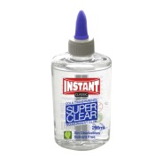 Instant Classic Super Clear Cola Transparente 266ml - Apto para Uso Infantil y/o Domestico - Sin Disolventes - Transparente