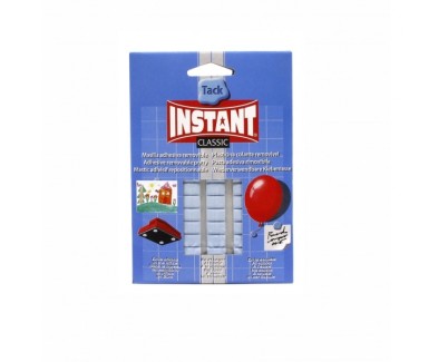 Instant Tack Classic Pack de Masilla Adhesiva 50gr - Para Pegar Sobre la Mayoria de Superficies - Color Azul