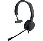 Jabra Evolve 20 Auricular Monoaural con Microfono USB - Cancelacion de Ruido - Diadema Ajustable - Controles en Cable - Color Negro