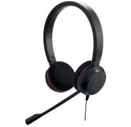 Jabra Evolve 20 Auriculares con Microfono USB - Cancelacion de Ruido - Diadema Ajustable - Controles en Cable - Color Negro