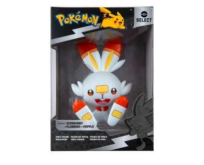 Jazwares Pokemon Scorbunny - Figura de Coleccion - Altura 10cm aprox. - Fabricada en Vinilo