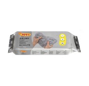 Jovi Air Dry Pasta para Modelar 500gr - Endurecible al Aire - Tacto Fresco - Facil de Moldear - Multi-Superficie - Secado en 24H - Acabado Fino - Color Gris