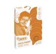 Jovi Estuche de 6 Botes 8ml Maquillaje Crema - Hipoalergenico - Base Grasa - Facil Aplicacion - Gran Cobertura - sin Parabenos - Facil de Retirar - Color Naranja