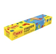 Jovi Finger Paint Estuche de 5 Botes 35ml Pintura de Dedos - Ingredientes Naturales - Mezclables - Textura Gelatinosa - Lavable - Color Surtido