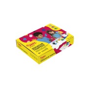 Jovi Pack con 12 Botes de Tempera 35ml - Mezclables - Para Papel, Cartulina, Madera, Tela, Pasta de Modelar y Barro - Incluye Pincel - Colores Surtidos