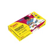Jovi Pack de 7 Botes de Tempera 35ml - Mezclables - Para Papel, Cartulina, Madera, Tela, Pasta de Modelar y Barro - Incluye Pincel - Colores Surtidos