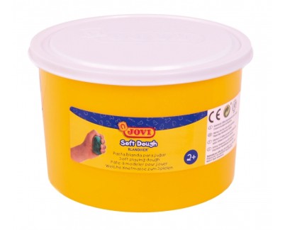 Jovi Soft Dough Blandiver Bote de Pasta de Modelaje 460gr - Blanda y Flexible - Facil de Amasar y Moldear - Ideal para Iniciacion al Modelaje - Color Blanco