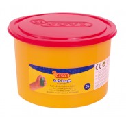Jovi Soft Dough Blandiver Bote de Pasta de Modelaje 460gr - Blanda y Flexible - Facil de Amasar y Moldear - Ideal para Iniciacion al Modelaje - Color Rojo