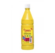 Jovi Tempera Paint Tempera Liquida 1000ml - Base Agua - Lista para Usar - Alto Poder Cubriente - Secado Rapido - Excelente Rendimiento - Facil Aplicacion - Color Amarillo