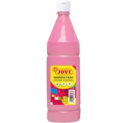 Jovi Tempera Paint Tempera Liquida 1000ml - Base Agua - Lista para Usar - Alto Poder Cubriente - Secado Rapido - Excelente Rendimiento - Facil Aplicacion - Color Rosa